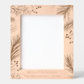 クリスマスツリー木製 レーザー彫刻フレーム (正面)