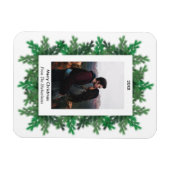 クリスマスツリー枝写真マグネット マグネット (横)