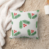 クリスマスツリー枝 クッション (ブランケット)