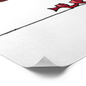 クリスマスツリー枝 ポスター (角)