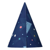 クリスマスツリー柄 パーティーハット (裏面)