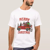 クリスマスツリー格言トラック Tシャツ (正面)