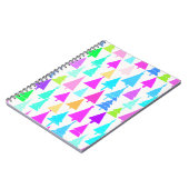 クリスマスツリー模様のノート ノートブック (左側)