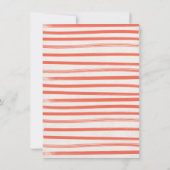 クリスマスツリー水の色のギフト交換パーティー 招待状 (裏面)