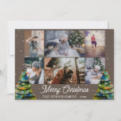 クリスマスツリー水彩家族6フォトコラージュ (正面)