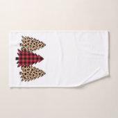 クリスマスツリー浴室用タオル一式 バスタオルセット (ハンドタオル)