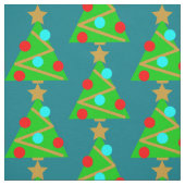 クリスマスツリー生地 ファブリック (見本)