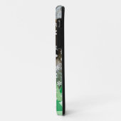 クリスマスツリー白い雪の結晶が世界に喜ぶ Case-Mate iPhoneケース (裏面/左)