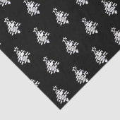 クリスマスツリー白黒モダンミニマルホリデイ 薄葉紙 (詳細)