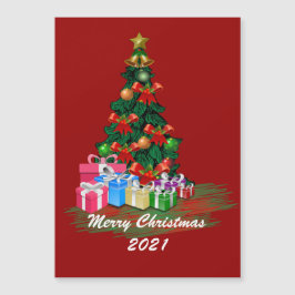 クリスマスツリー磁気カード