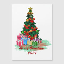 クリスマスツリー磁気カード