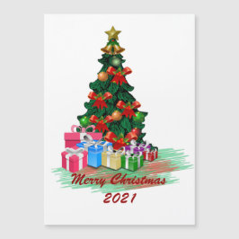 クリスマスツリー磁気カード