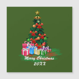 クリスマスツリー磁気カード