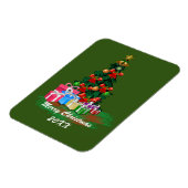 クリスマスツリー磁気カード マグネット (左側)