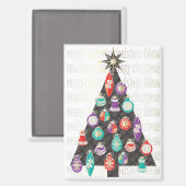 クリスマスツリー磁石 マグネット (正面/裏面)