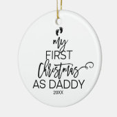 クリスマスツリー私の初めてのクリスマスズアズダディホリデイ セラミックオーナメント (左)