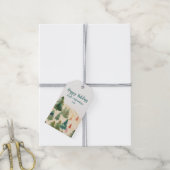 クリスマスツリー素朴の森 ギフトタグ (より糸付き)