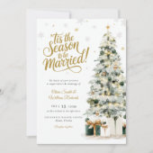 クリスマスツリー結婚ズ 招待状 (正面)