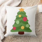 クリスマスツリー絵文字 クッション (ブランケット)