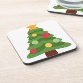 クリスマスツリー絵文字 コースター (左側)