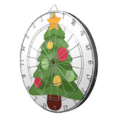 クリスマスツリー絵文字 ダーツボード (正面右)