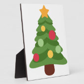 クリスマスツリー絵文字 フォトプラーク (側面)