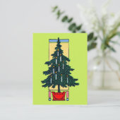 クリスマスツリー絵画ズ シーズンポストカード (スタンド正面)
