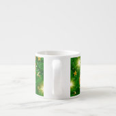 クリスマスツリー背景デザイン-67181 エスプレッソカップ (裏面)