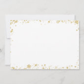 クリスマスツリー赤ちゃんシャワーバイメール招待状 招待状 (裏面)