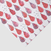 クリスマスツリー赤 薄葉紙 (詳細)