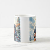 クリスマスツリー遊によるトランプのエレキギター コーヒーマグカップ (中央)