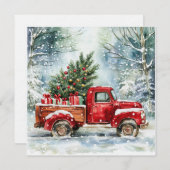 クリスマスツリー運のトラック シーズンカード (正面/裏面)