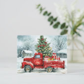 クリスマスツリー運のトラック シーズンポストカード (スタンド正面)