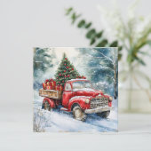 クリスマスツリー運搬トラック シーズンカード (スタンド正面)