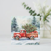 クリスマスツリー運搬トラック シーズンカード (スタンド正面)