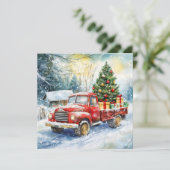 クリスマスツリー運搬トラック シーズンカード (スタンド正面)