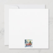 クリスマスツリー運搬トラック シーズンカード (裏面)