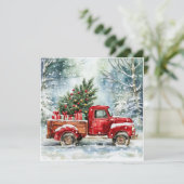 クリスマスツリー運搬トラック シーズンカード (スタンド正面)