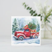 クリスマスツリー運搬トラック シーズンカード (スタンド正面)