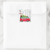 クリスマスツリー配信ヴァンギフトラベルシール スクエアシール (バッグ)