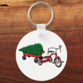 クリスマスツリー配信 キーホルダー (正面)