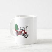 クリスマスツリー配信 コーヒーマグカップ (正面左)