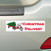 クリスマスツリー配信 バンパーステッカー (車上)