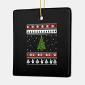 クリスマスツリー醜いクリスマス セラミックオーナメント (左)