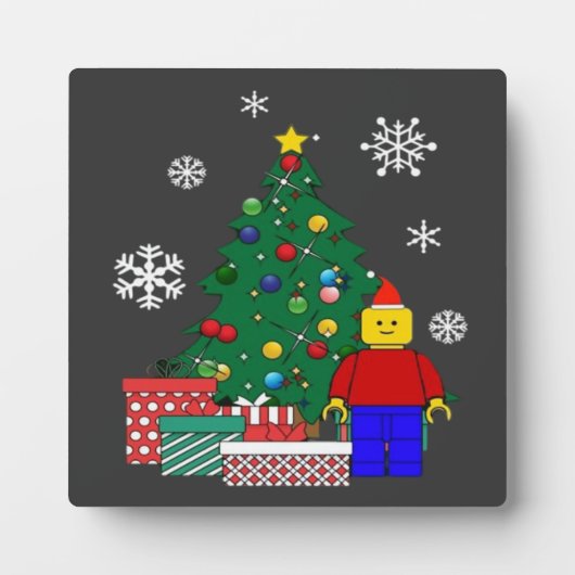 クリスマスツリー野球 フォトプラーク (正面)