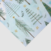 クリスマスツリー金ゴールドスターブルーウォーターモダンカラー 薄葉紙 (詳細)