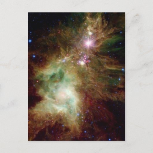 クリスマスツリー銀河系 シーズンポストカード (正面)