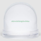 クリスマスツリー雪の球体 (裏面)