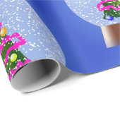 クリスマスツリー雪の球体 ラッピングペーパー (ロールコーナー)