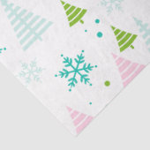 クリスマスツリー雪の結晶ホワイトクリスマス 薄葉紙 (詳細)